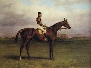 Harry Hall Mr.R.N.Blatt's 'Thorn' With Busby Up on york Bacecourse oil painting picture wholesale